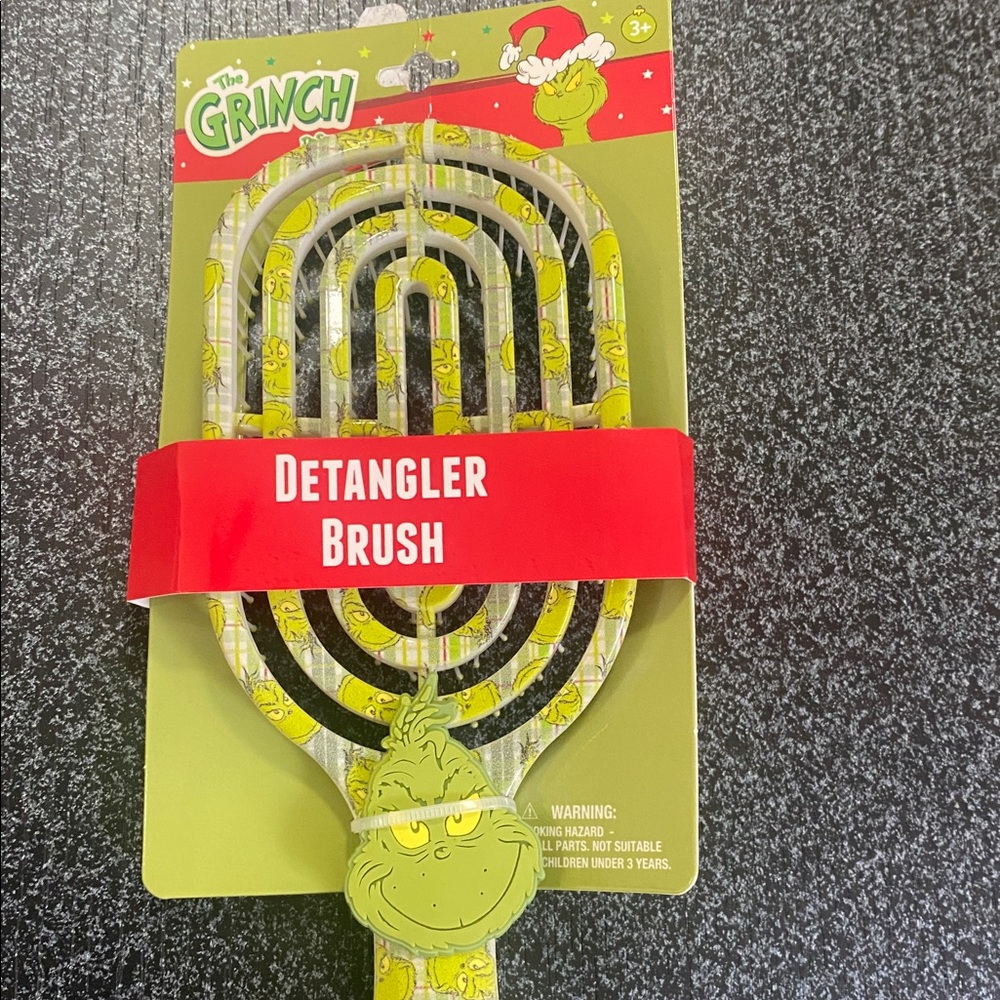 Grinch Christmas Detangler Brush Design comb women hair accessories